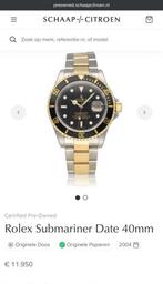 Rolex Submariner Date 40mm, Sieraden, Tassen en Uiterlijk, Horloges | Heren, Ophalen of Verzenden, Zo goed als nieuw