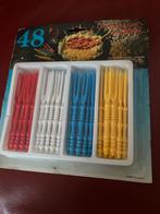 Retro cocktail vorkjes - jaren 70 - nieuw, Ophalen of Verzenden, Nieuw, Kunststof, Los bestek