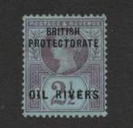 1892 2,5-d OIL-RIVERS PROTECTORATE-Britse kolonie, Postzegels en Munten, Postzegels | Afrika, Ophalen of Verzenden, Overige landen
