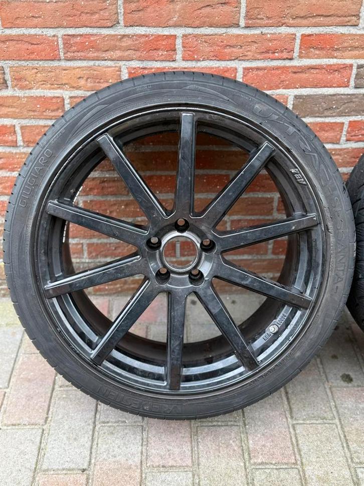 20” AEZ set velgen met banden 5x112 VAG Audi VW Seat Skoda, Auto-onderdelen, Banden en Velgen, Banden en Velgen, Winterbanden
