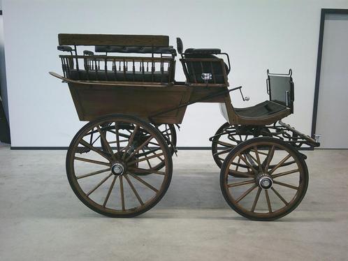 Wagonette in nette staat. Enkel/dubbelspan, Dieren en Toebehoren, Rijtuigen en Koetsen, Gebruikt, Wagonette, Paard