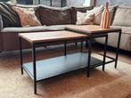 Vittsjö Salontafel/Bijzettafel met Houten Bladen, Huis en Inrichting, Tafels | Salontafels, Ophalen, 50 tot 100 cm, Zo goed als nieuw