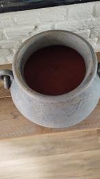 Landelijke grijze pot, Ophalen, Steen, Overige kleuren, Zo goed als nieuw