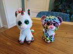 Ty Beanie Boo luipaard Dotty en Winter Unicorn, Ophalen of Verzenden, Zo goed als nieuw, Overige typen