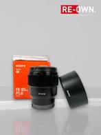 Sony FE 85mm f/1.8 Full Frame E-Mount (nieuwstaat + filter), ., Overige typen, Ophalen of Verzenden, Zo goed als nieuw