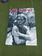 Bon Jovi vlag 75x105 cm uit 1995, Verzamelen, Overige typen, Ophalen of Verzenden, Zo goed als nieuw