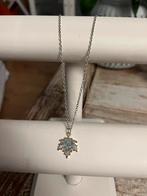 Nieuwe Ketting met Blad Hanger, Sieraden, Tassen en Uiterlijk, Kettingen, Nieuw, Ophalen of Verzenden, Zilver, Overige materialen