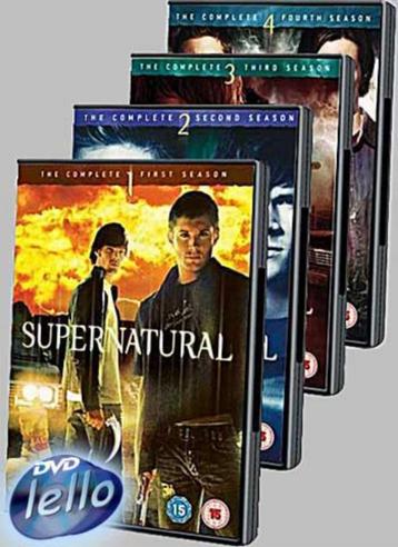 Supernatural, Seizoen 1, 2, 3 & 4 (2005-09) 4-KC, UK nietNLO beschikbaar voor biedingen