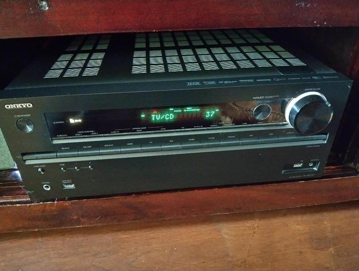 Onkyo Receiver., Audio, Tv en Foto, Versterkers en Receivers, Zo goed als nieuw, Overige systemen, 120 watt of meer, Onkyo, Ophalen