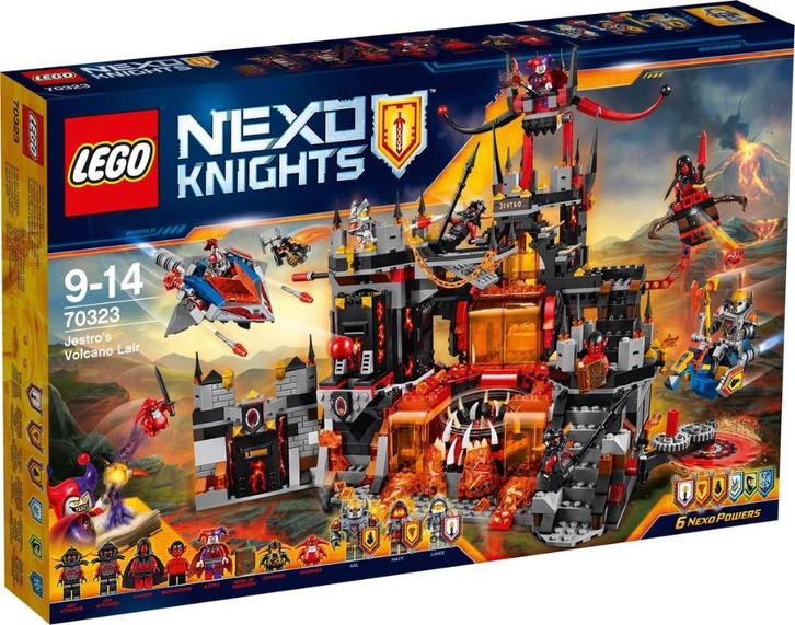LEGO NEXO KNIGHTS Jestro's Vulkaanbasis - 70323, Kinderen en Baby's, Speelgoed | Duplo en Lego, Nieuw, Lego, Complete set, Ophalen of Verzenden