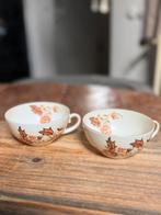4 vintage theekopjes autumn leaves, Antiek en Kunst, Antiek | Servies los, Ophalen of Verzenden