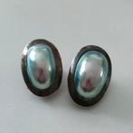 Oorclips met Nautilus schelp, Verzenden, Zo goed als nieuw, Zilver, Zilver