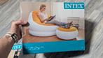 Intex relaxfauteuil met poef, Ophalen of Verzenden, Zo goed als nieuw