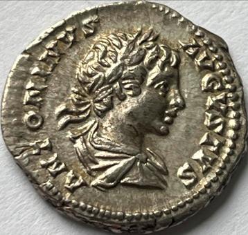Romeinse Rijk hele mooie denarius Caracalla beschikbaar voor biedingen