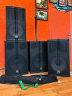 Electro-Voice TX set (500 - 2000 Watt, 2*15” en 2*18”), Audio, Tv en Foto, Luidsprekers, Overige typen, Zo goed als nieuw, 120 watt of meer
