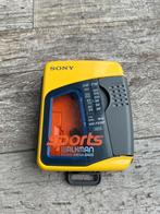 Werkende Sony Walkman WM-EX570 geel inc. belt clip, Ophalen of Verzenden, Walkman