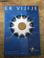 munt EK vijfje fdc in blister, Postzegels en Munten, Munten | Nederland, Ophalen of Verzenden, Koningin Beatrix, 5 gulden