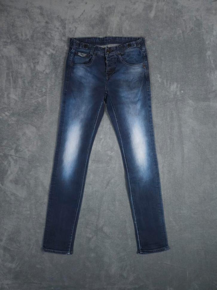PME Legend Broek Skyhawk W31 L36 Slim Fit Blauw Pall mall, Kleding | Heren, Spijkerbroeken en Jeans, Zo goed als nieuw, W32 (confectie 46) of kleiner