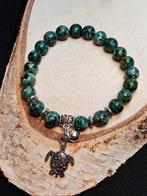 armband Afrikaanse turquoise geluks turtle, Overige materialen, Met bedels of kralen, Overige kleuren, Nieuw