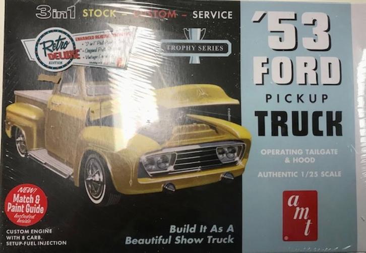 Coelianmodels, AMT, 00882, '53 Ford Pick up, 1/24, €46,99, Hobby en Vrije tijd, Modelbouw | Auto's en Voertuigen, Nieuw, Auto