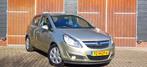 Opel Corsa 1.4-16V Enjoy, Airco, Trekhaak, 5 deurs, NAP, Voorwielaandrijving, Gebruikt, 4 cilinders, Beige