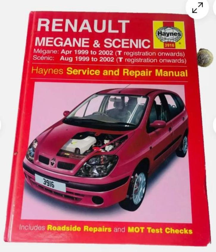 Haynes werkplaatshandboek, voor Renault Scenic en Mégane, Auto diversen, Handleidingen en Instructieboekjes, Ophalen of Verzenden