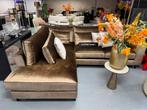 ACTIE Luxe Velvet Hoekbank King 220x290cm NIEUW Goud Brons, 250 tot 300 cm, Info@oosterbaanwonen.nl, Venus 31 8448CE Heerenveen