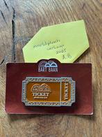 Bart Baan ticket pin, Verzamelen, Ophalen of Verzenden