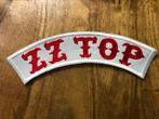 ZZ TOP  upper rocker Patch wit / rood southern rock, Ophalen, Nieuw, Gebruiksvoorwerp