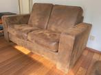 2 suede leren banken, Huis en Inrichting, Ophalen, Gebruikt, 150 tot 200 cm, Tweepersoons