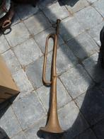 Te koop oude trompet / klaroen tilburg, Muziek en Instrumenten, Blaasinstrumenten | Trompetten, Ophalen, Gebruikt, Bes-trompet