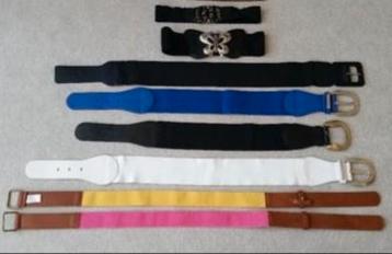 7 x strech riemen maat s maat m maat 36 38 riem gesp buckle beschikbaar voor biedingen