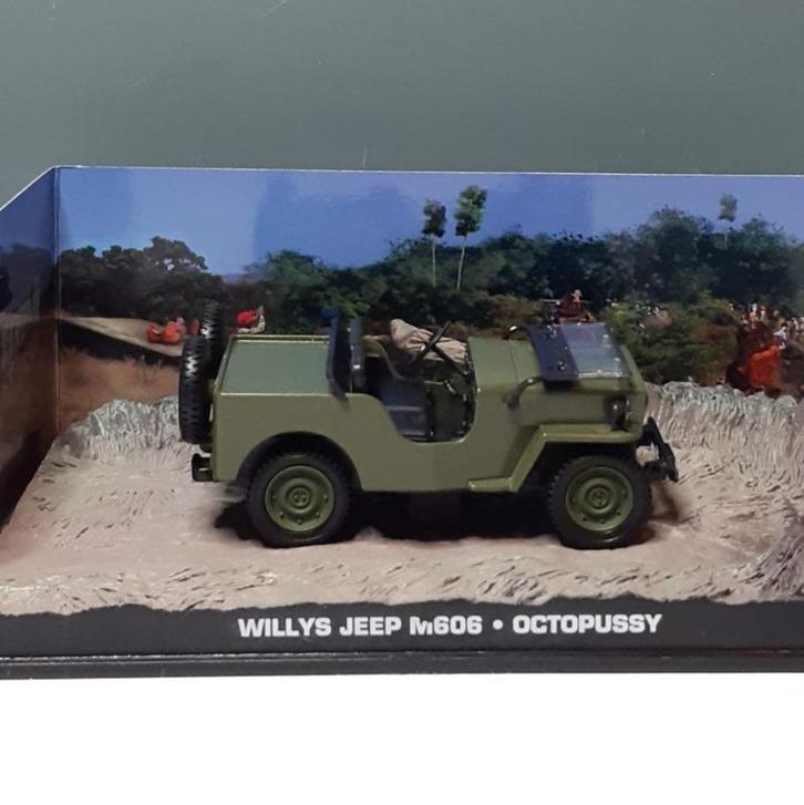 Willys Jeep M606 - James Bond 007 nr 46, Hobby en Vrije tijd, Modelauto's | 1:43, Zo goed als nieuw, Auto, Universal Hobbies, Ophalen of Verzenden