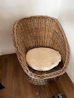 Vintage Rotan Kinderstoel met Kussen, Ophalen, Gebruikt