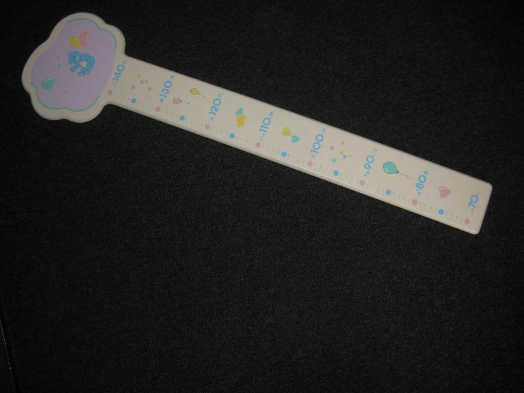 Houten Groeimeter. (tot 1.40 m), Ophalen, Zo goed als nieuw, Wanddecoratie