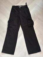 NIEUWE cargo broek van Bershka mt 38, Maat 38/40 (M), Zwart, Nieuw, Lang