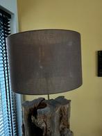 Lampenkappen 2x XXL, Huis en Inrichting, Lampen | Lampenkappen, Ophalen, Zo goed als nieuw, Bruin, Rond