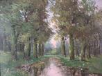 2 schilderijen Th v Dijk, Antiek en Kunst, Ophalen of Verzenden