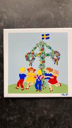 Siertegel gustavsberg summer in sweden Pia ronndahl, Ophalen of Verzenden