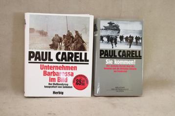 2x boek WO2  Paul Carell  Duitstalig  beschikbaar voor biedingen