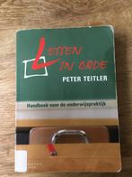 Onderwijs Teitler Lessen in orde Coutinho, Boeken, Ophalen of Verzenden, Alpha, Gelezen, HBO