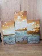3 delig schilderij, Ophalen of Verzenden, Zo goed als nieuw, Schilderij, 75 tot 100 cm