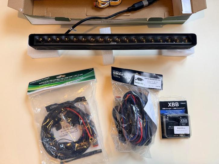 Ledson Orbix 21+ Wit/Amber Led bar & XBB dongleset & kabels, Auto-onderdelen, Verlichting, Nieuw, Ophalen