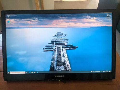 Philips monitor 220E, Computers en Software, Monitoren, Gebruikt, 60 Hz of minder, VGA, LED, Full HD, 3 tot 5 ms, Ophalen
