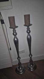 Kandelaars, Huis en Inrichting, Woonaccessoires | Kandelaars en Kaarsen, Ophalen, Gebruikt, Metaal, 50 tot 75 cm