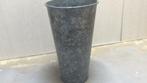 Vintage Zinken Vaas, Huis en Inrichting, Woonaccessoires | Vazen, Ophalen, Gebruikt, Minder dan 50 cm
