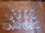 12 vintage champagne flutes, Durobor, Ophalen of Verzenden