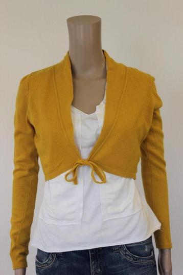 Esprit okerkleurig bolero vestje maat S beschikbaar voor biedingen