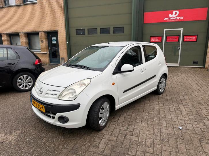 Nissan Pixo 1.0 50KW 5D 2010 Wit, Auto's, Nissan, Bedrijf, Pixo, ABS, Airbags, Airconditioning, Boordcomputer, Centrale vergrendeling