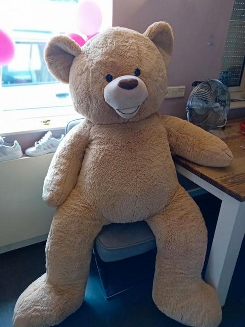 XXL teddybeer 1.60m, Kinderen en Baby's, Speelgoed | Knuffels en Pluche, Zo goed als nieuw, Overige typen, Ophalen
